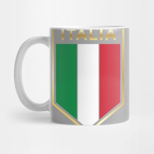 Italia design - Proud Italian - Italian Flag Shield Mug